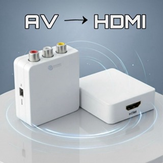 Conversor Entrada Rca Av / Saida Hdmi 1080p Mini Adaptador Cc-ha1k Br Branco em Oferta na Shopee