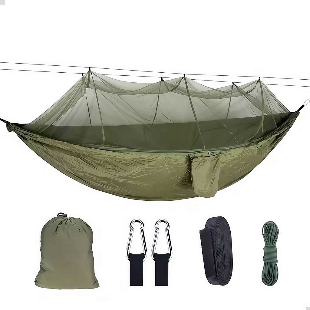 Rede Tática Mosquiteiro Camping Pesca Compacta Lorben