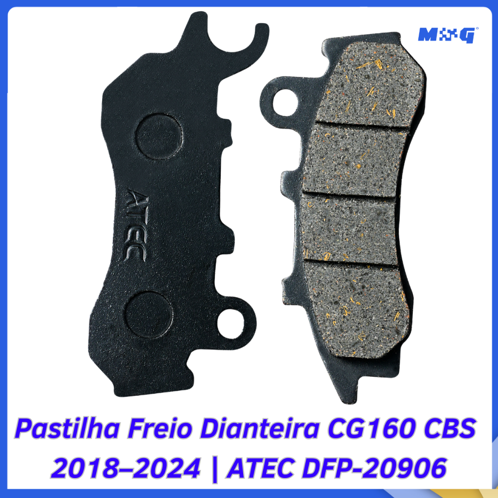 Pastilha Freio Dianteira Honda CG160 Titan Fan CBS 2018-2024 DFP-20906 em Oferta na Shopee