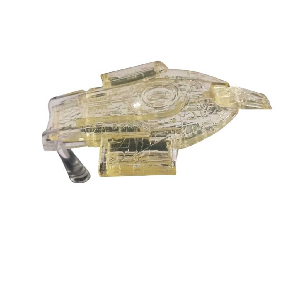 Nave Star Trek Box Defiant Nx-74205 Camuflada Transparente - Nova com avarias