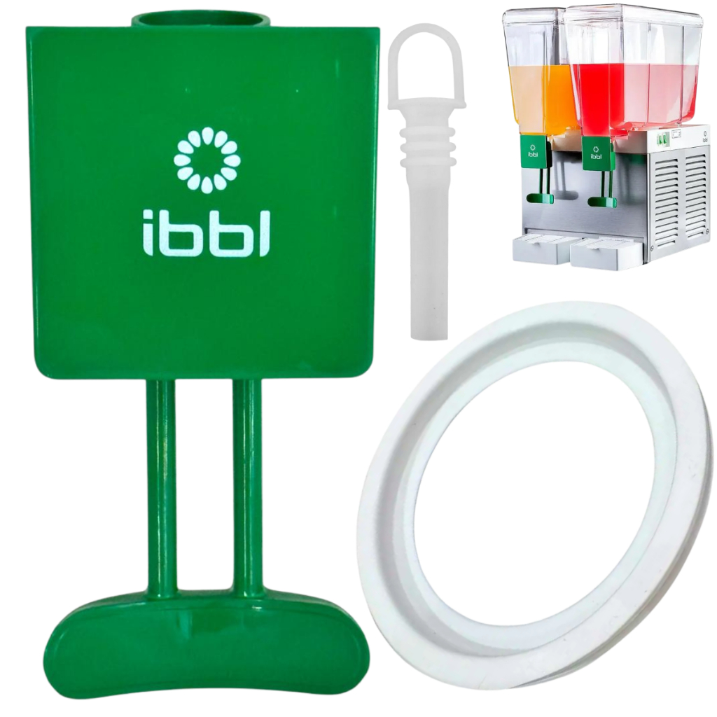Kit 1 Torneira Ibbl Bbs + 1 Chupeta Refresqueira+1 Anel