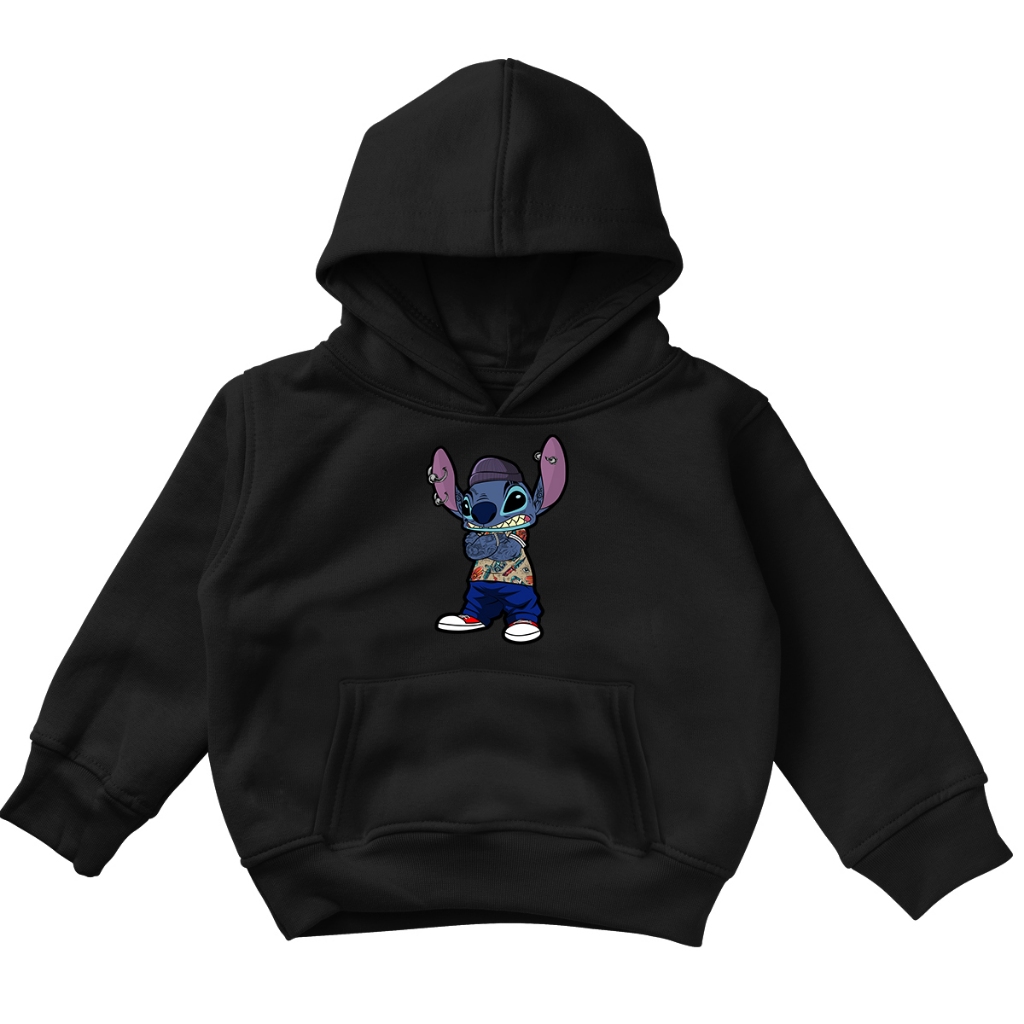 Blusa Moletom Infantil Stitch Lilo Gangster Style