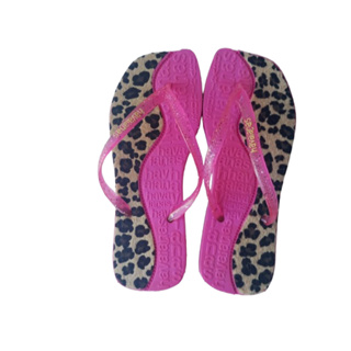 Chinelo Feminino Estampa Animal Print Onça Rosa | Conforto e Estilo em Oferta na Shopee
