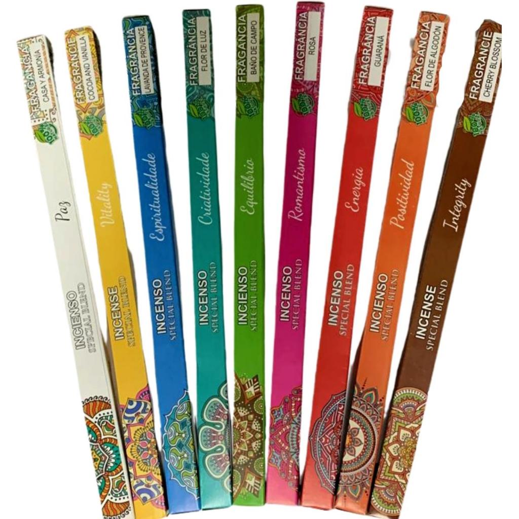 Incenso Natural Special Blend 25 Caixas C/200 Varetas Sortido em Oferta na Shopee