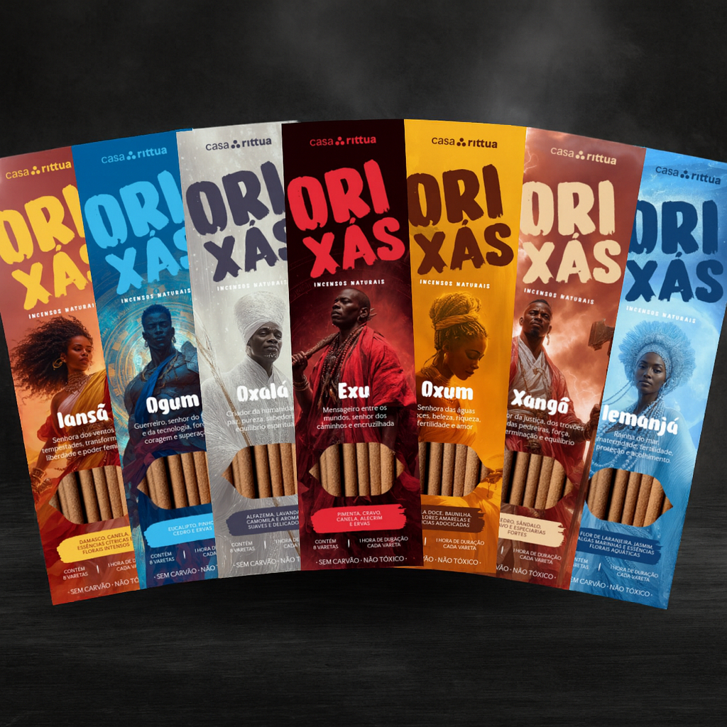Incenso Nirvana Exclusivos Linha Orixás Com 8 Varetas em Oferta na Shopee