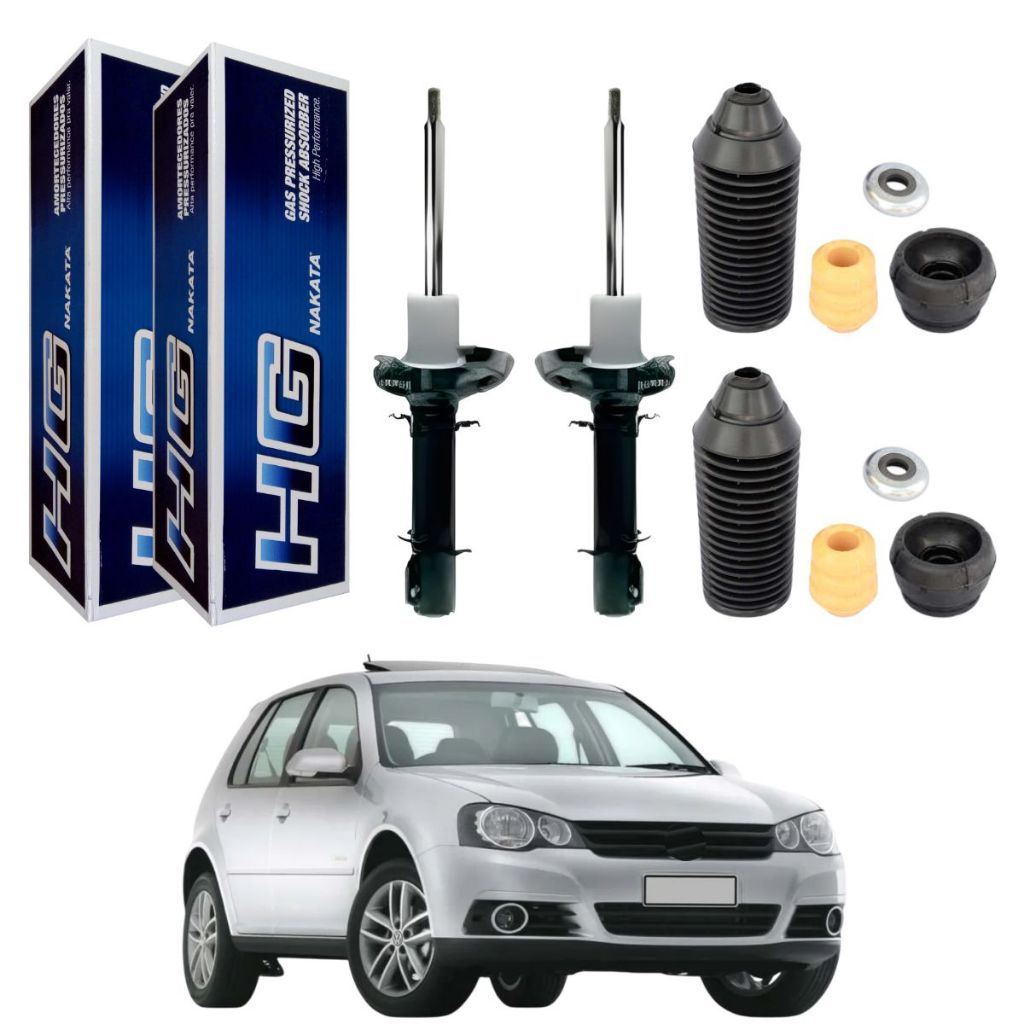 PAR AMORTECEDOR DIANTEIRO GOLF SPORTLINE 2008 A 2013 NAKATA + KIT
