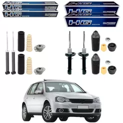 KIT 4 AMORTECEDOR GOLF SPORTLINE 2008 A 2013 NAKATA + KITS