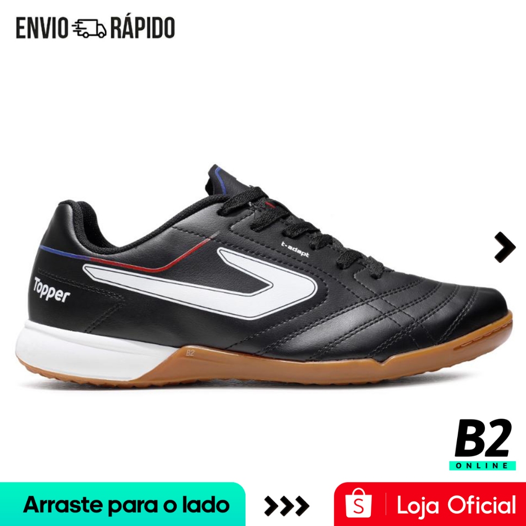 Chuteira Futsal Topper Bairro Unissex Original Com Nota Fiscal e Garantia em Oferta na Shopee