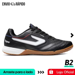 Chuteira Futsal Topper Bairro Unissex Original Com Nota Fiscal e Garantia