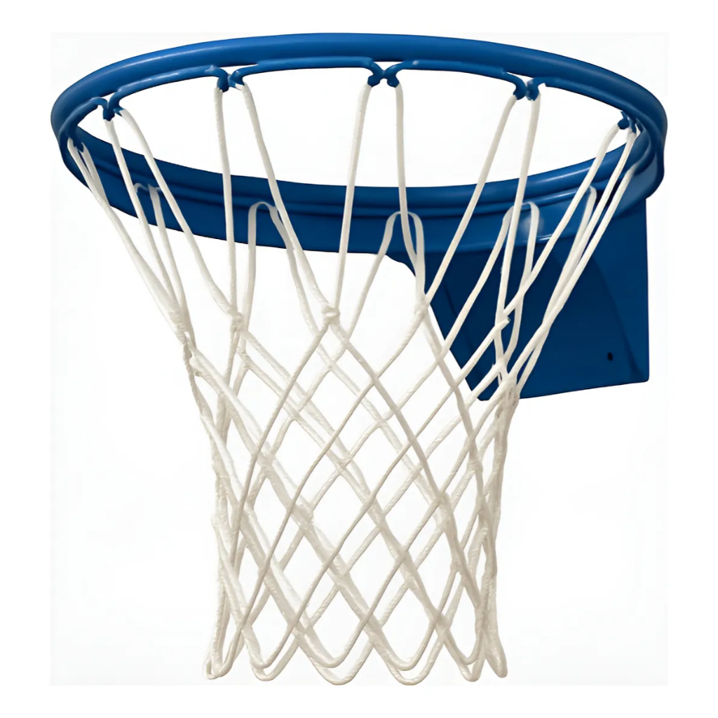 Par Rede De Basquete Fio Triplo De 4mm Tipo Seda