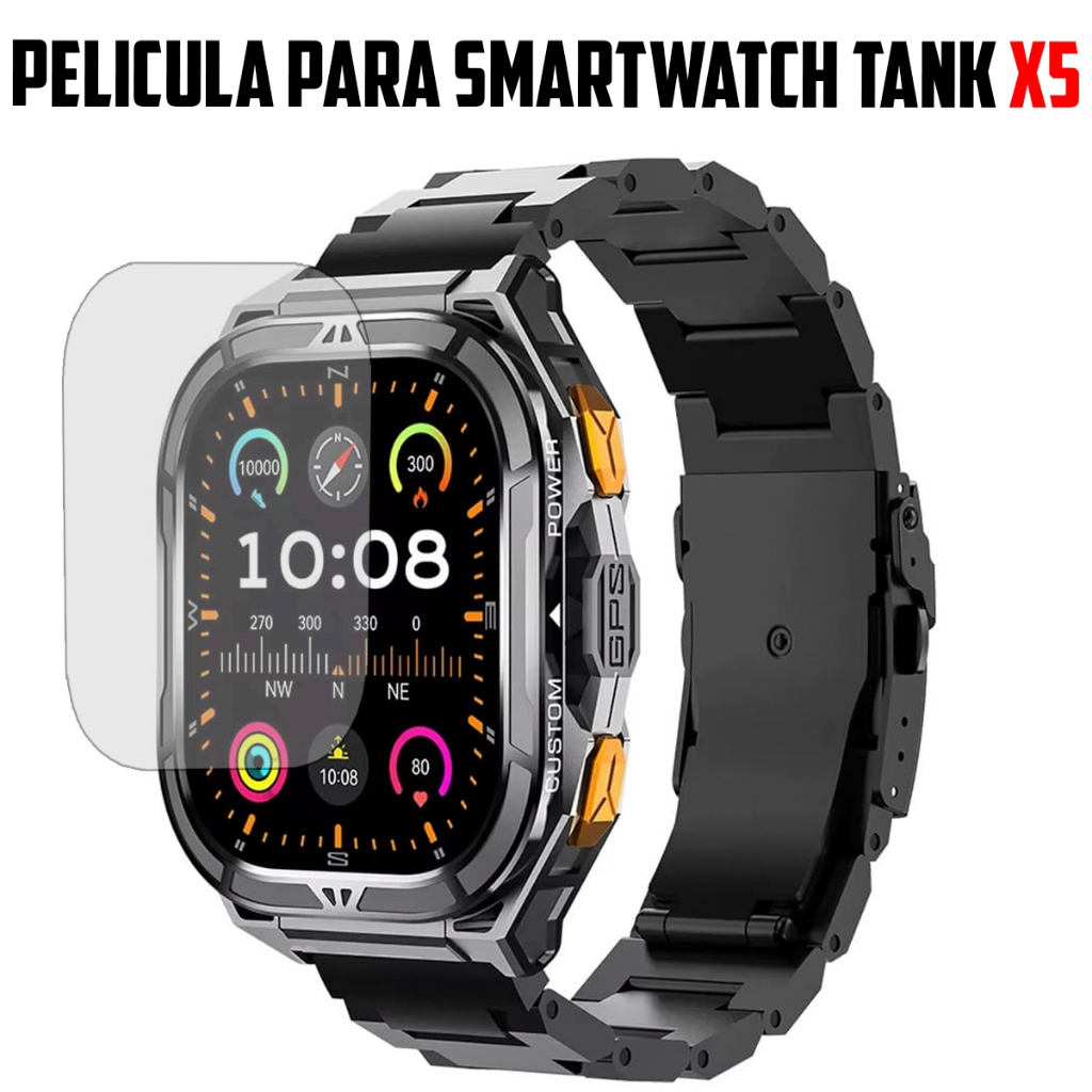 Pelicula de Hidrogel para Smartwatch Tank X5 gel Super Resistente promocao