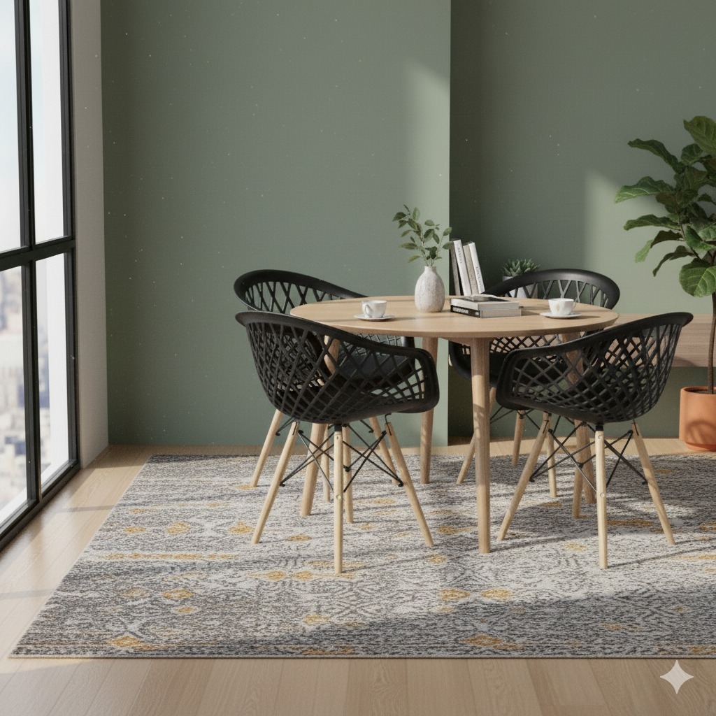 Conjunto com 4 Cadeiras Web DSW - Cores Diversas em Oferta na Shopee