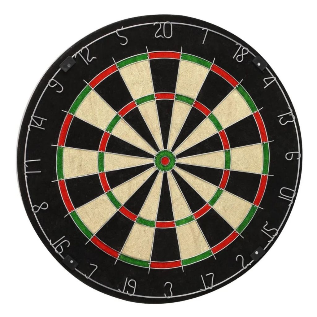 Jogo Dardos Alvo 45cm Fibra De Sisal Mais 6 Dardos Modernos