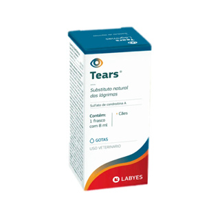 Tears Colírio Gotas Labyes Substituto Lacrimal 8 ml em Oferta na Shopee