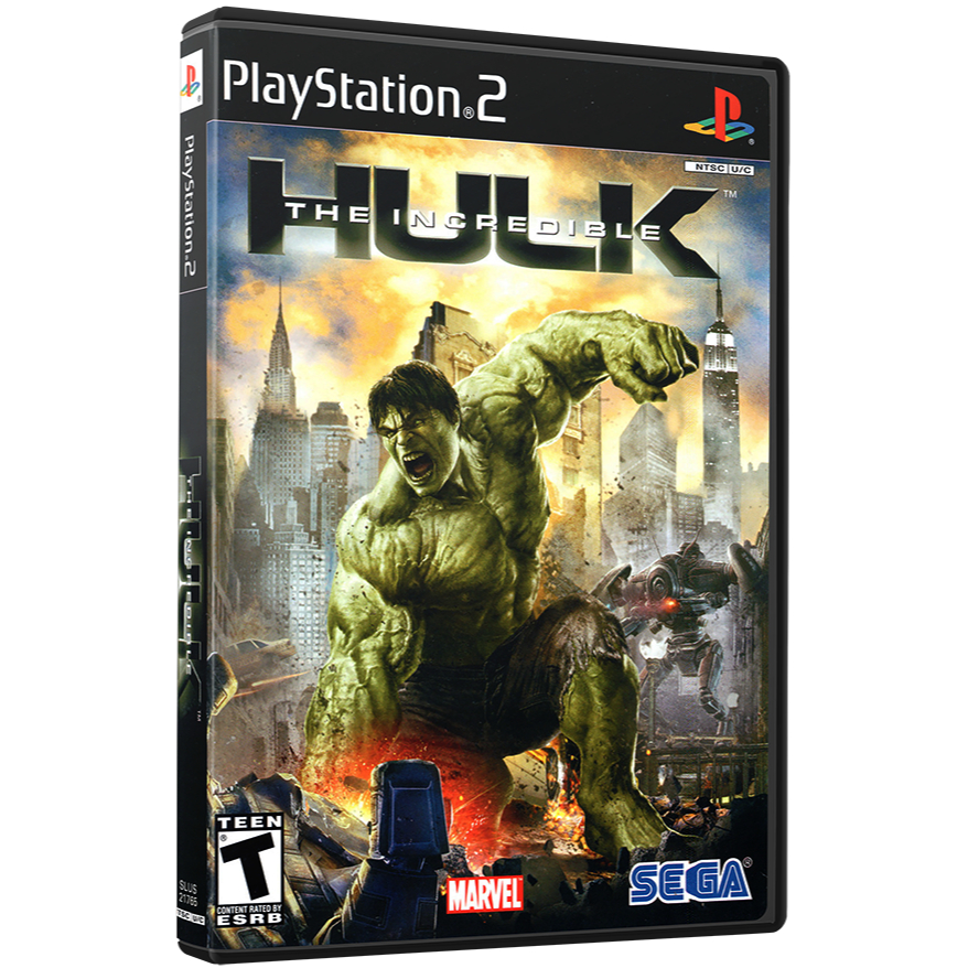 Jogo The Incredible Hulk (O incrivel Hulk) para play 2 ps2