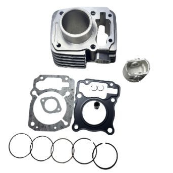 KIT CILINDRO MOTOR FAN 125 2009 Á 2018 NXR BROS 125 2013 Á 2015 STD CILINDRO PISTÃO ANÉIS JUNTA