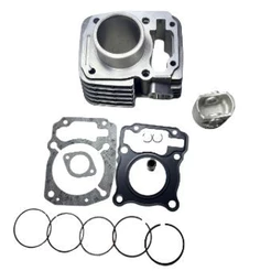 KIT CILINDRO MOTOR FAN 125 2009 Á 2018 NXR BROS 125 2013 Á 2015 STD CILINDRO PISTÃO ANÉIS JUNTA