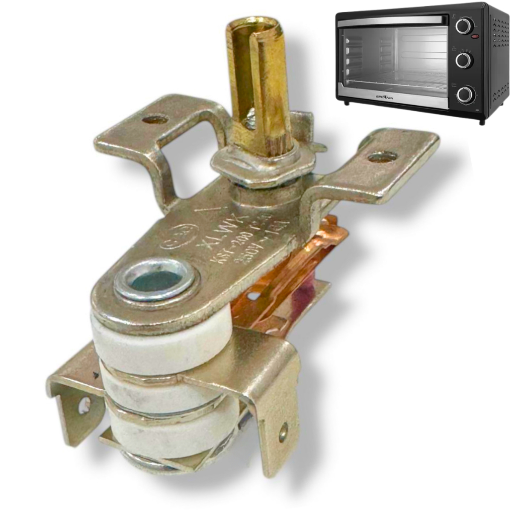 Termostato Kst Bimetálico Forno Eletrico Até 300 Graus Temperatura