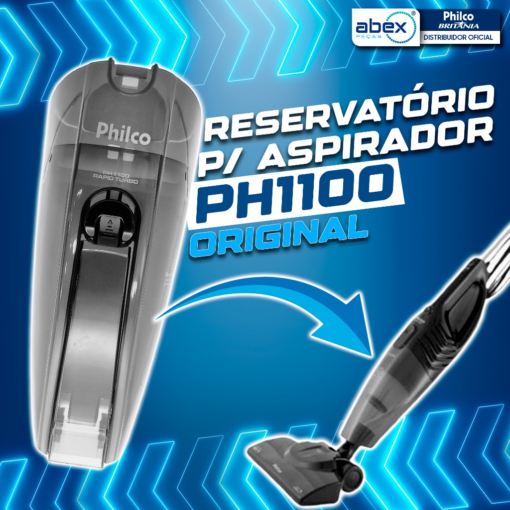 Reservatório Aspirador De Pó Philco PH1100 Rapid PAS02C Original em Oferta na Shopee