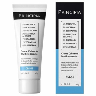 Creme Calmante Multirreparador Facial CM-01 Principia - 40g
