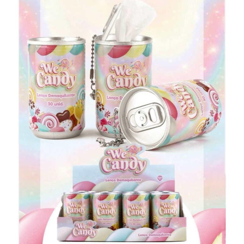 Lenço demaquilante We candy 30 unid 5077.1.1