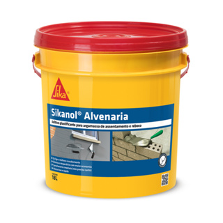 Aditivo Plastificante para Argamassa Sikanol Alvenaria Sika Assentamento e Reboco em Oferta na Shopee