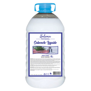 Sabonete Líquido Neutro Sem Cheiro  5 Litros Hidratante linha Para Cuidados Mãos Pês Linha Profissional em Oferta na Shopee