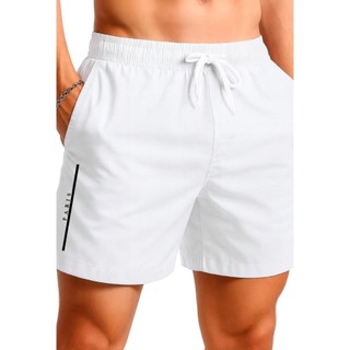 Bermuda Masculina Tactel Short Praia Liso Mauricinho Academia Piscina Verão Casual