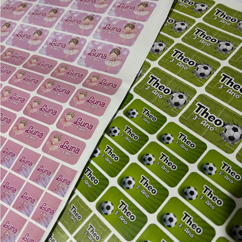 Etiquetas Escolares para Personalizar: Onde Comprar | BuscaProdutos