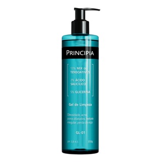 Gel de Limpeza Principia GL-01 c/ 2% Ácido Salicílico + 5% Glicerina - 350g em Oferta na Shopee