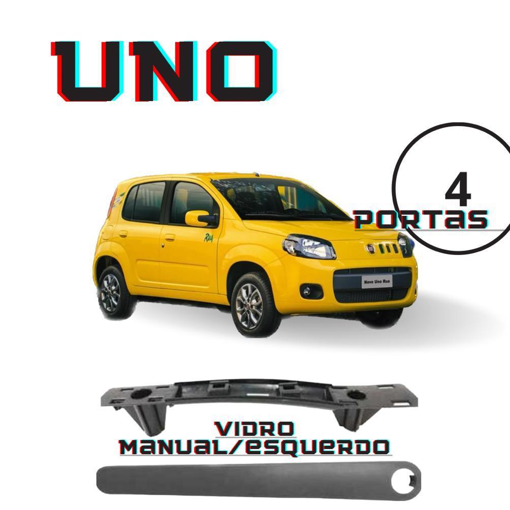 Kit1 Suporte Puxador e 1 Moldura Manual com furo Uno Vivace 4 Portas DIANTEIRO ESQUERDO