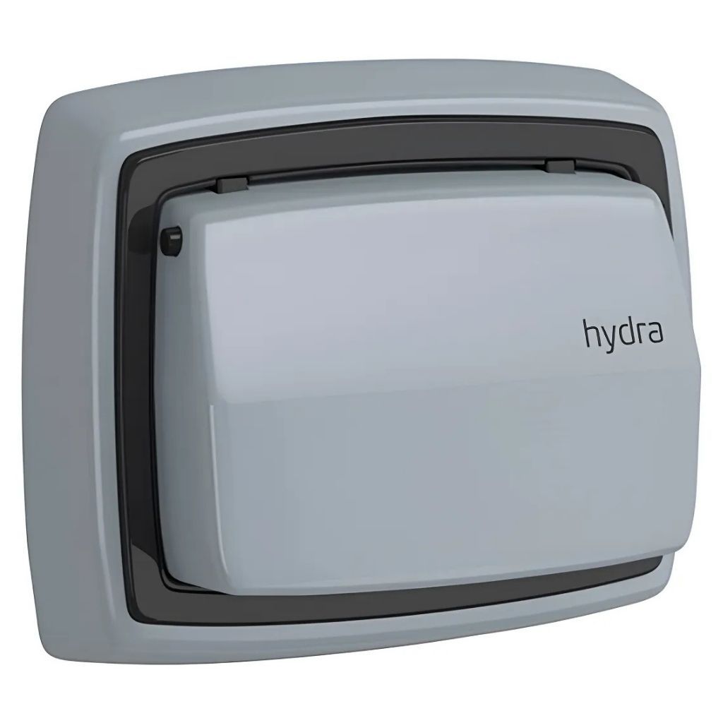 Acabamento Para Válvula De Descarga Deca Hydra Max Original Cor Cinza De Metal 1.1/2 E 1.1/4
