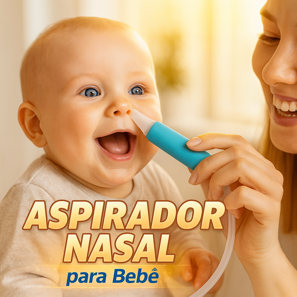 Aspirador Nasal Manual para Bebê +0 Meses – Ponteira de Silicone Macia para Alívio Imediato em Oferta na Shopee
