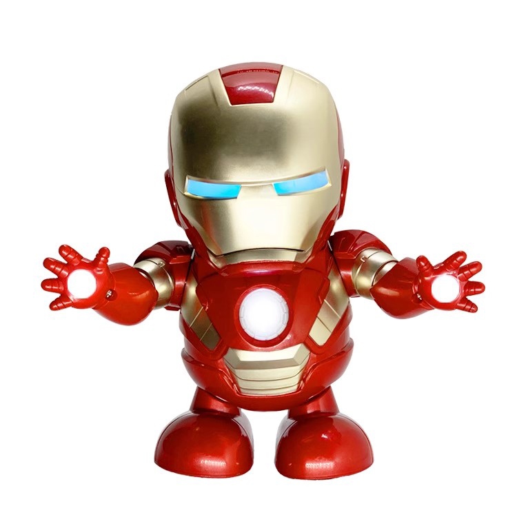 Homem De Ferro Boneco Iron Man - Vingadores Som Luz e Movimento Dance Hero