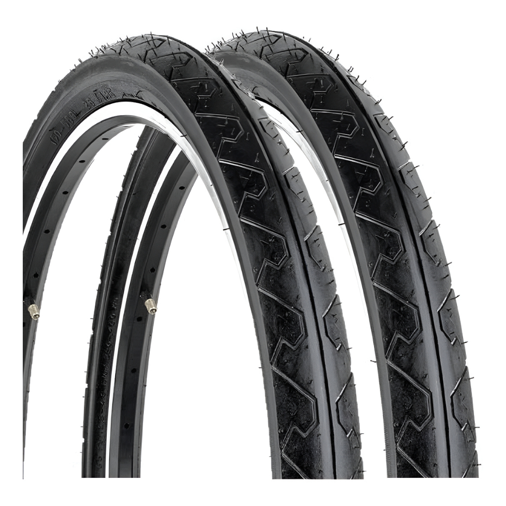 Par Pneu Bicicleta Bike Aro 26 X 1.95 Kenda Liso Slick 50-559 K90