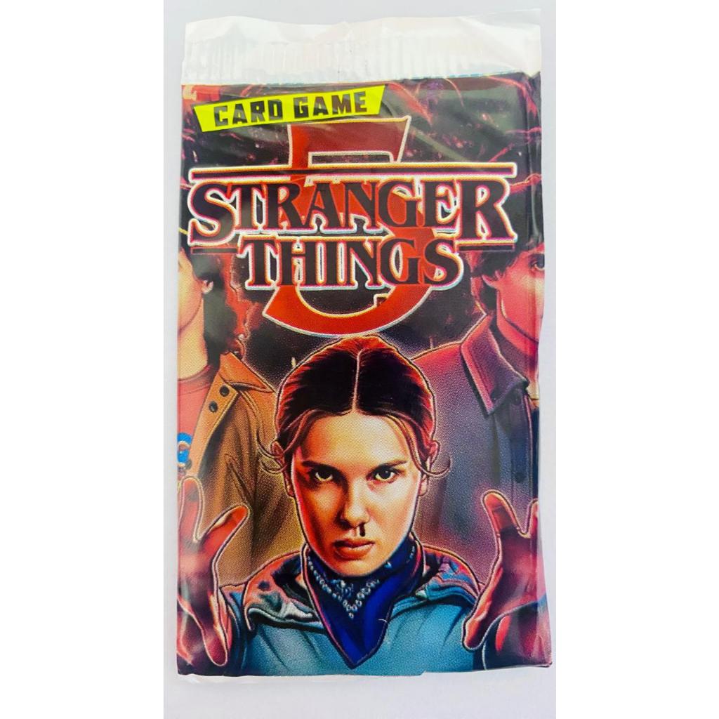 40 cards Stranger Things OL = 10 Pacotes Fechados em Oferta na Shopee