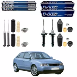 KIT 4 AMORTECEDOR AUDI A3 1997 A 2006 NAKATA + KIT