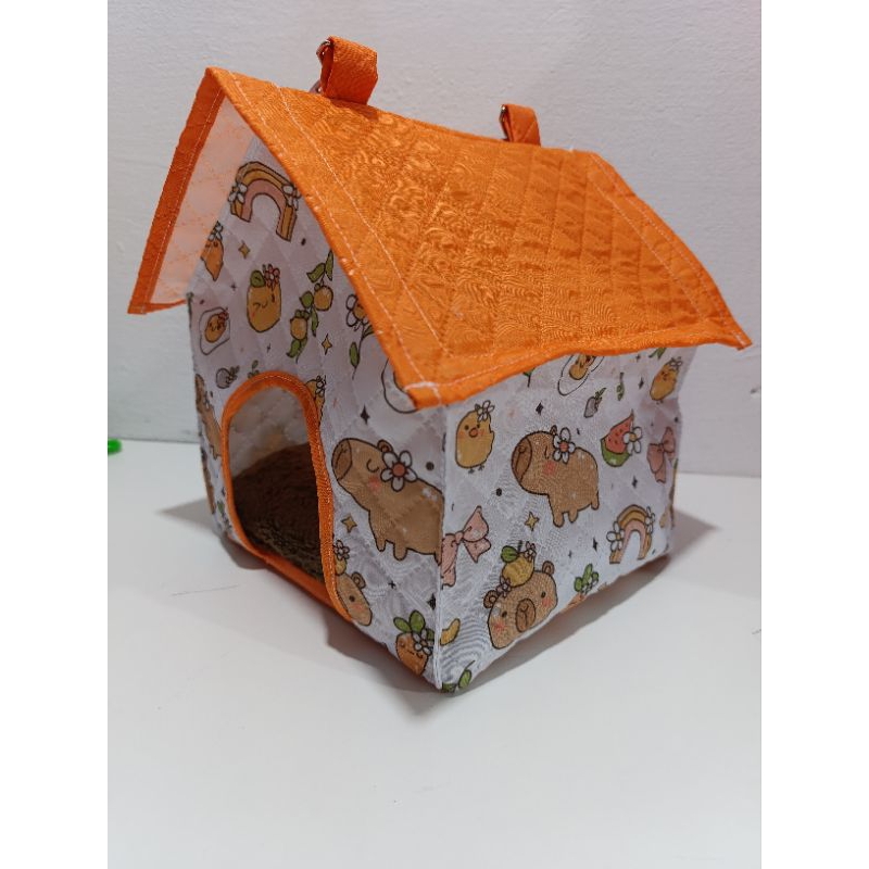Casa Cabana toca para roedores, mini Coelho, chinchila, Papagaio, macaquinho e porquinho da Índia.