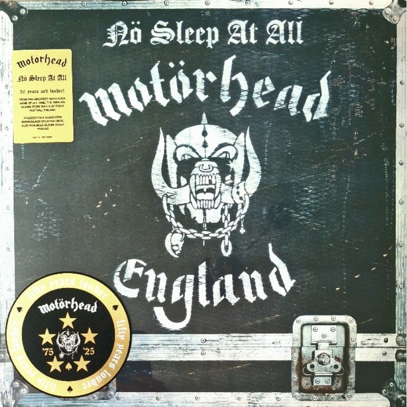 Motörhead-Nö Sleep At All-lp importado-LACRADO-vinil-Motorhead-No Sleep At All