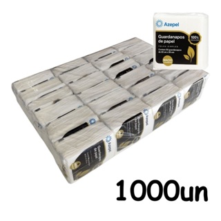 Guardanapo de Papel 1000un Fardo 20 Pacotes de 50 Folhas - 100% Celulose em Oferta na Shopee