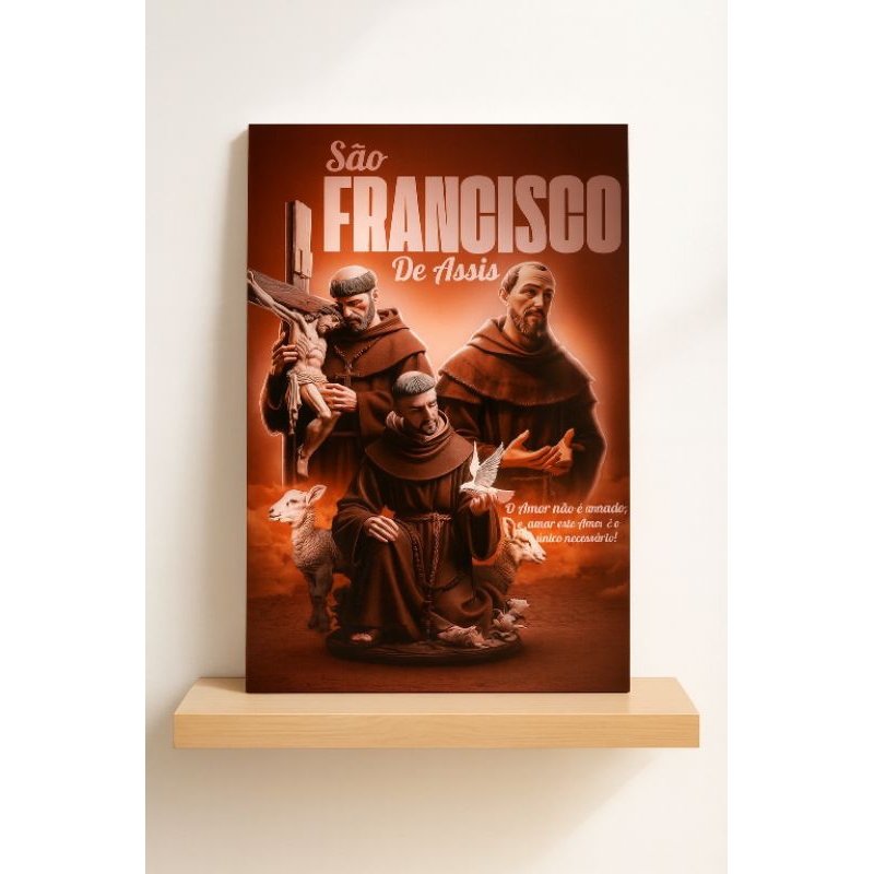QUADRO Decorativo São Francisco de Assis