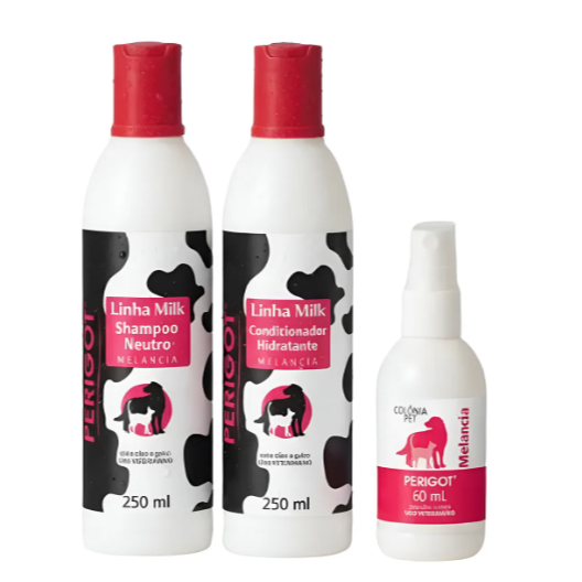 Kit Melancia Perigot Original Shampoo Condicionador Perfume Banho Pet Completo Em Casa Cães E Gatos em Oferta na Shopee