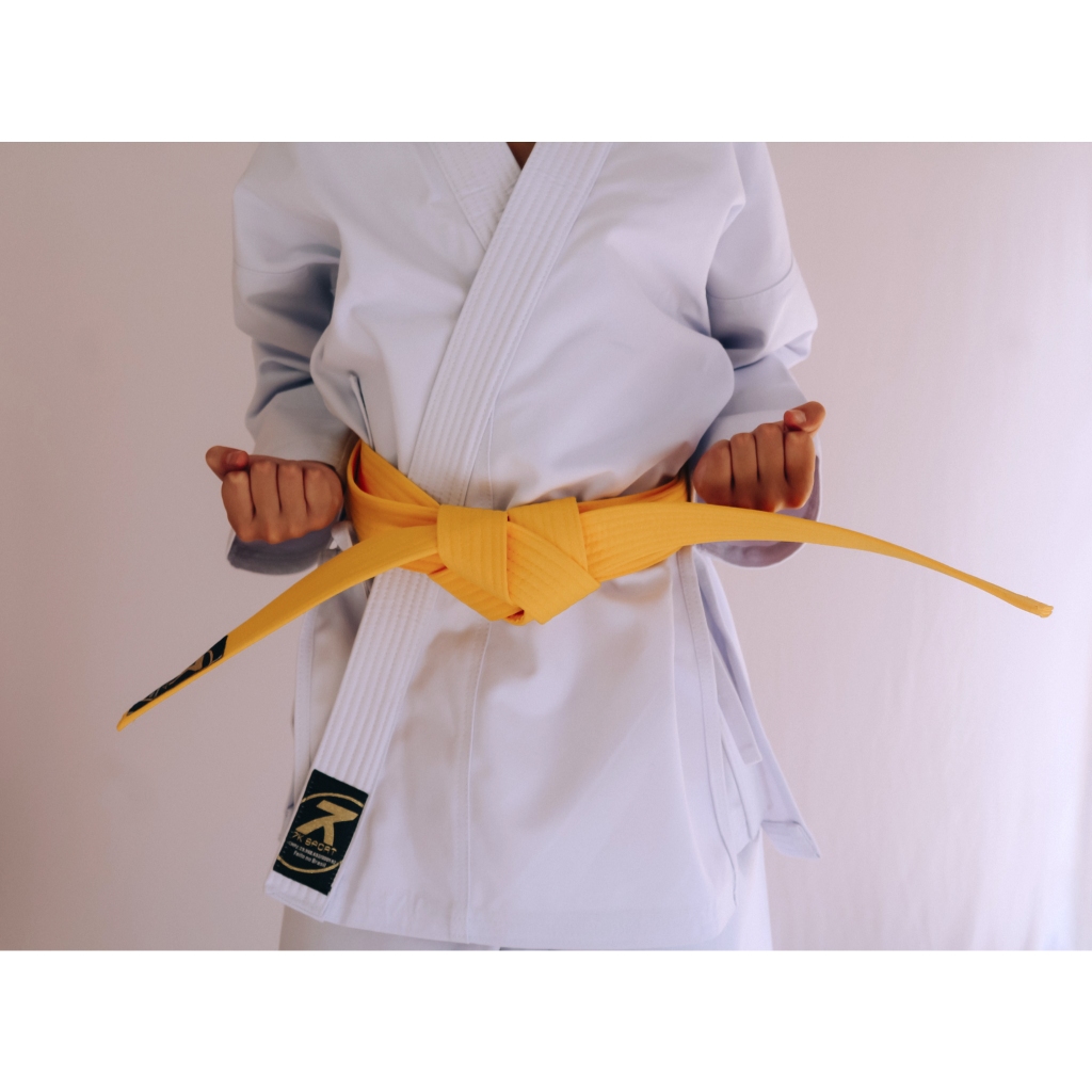 Faixa para Karatê KickBoxing Kobudo 7 Costuras - Faixas Coloridas