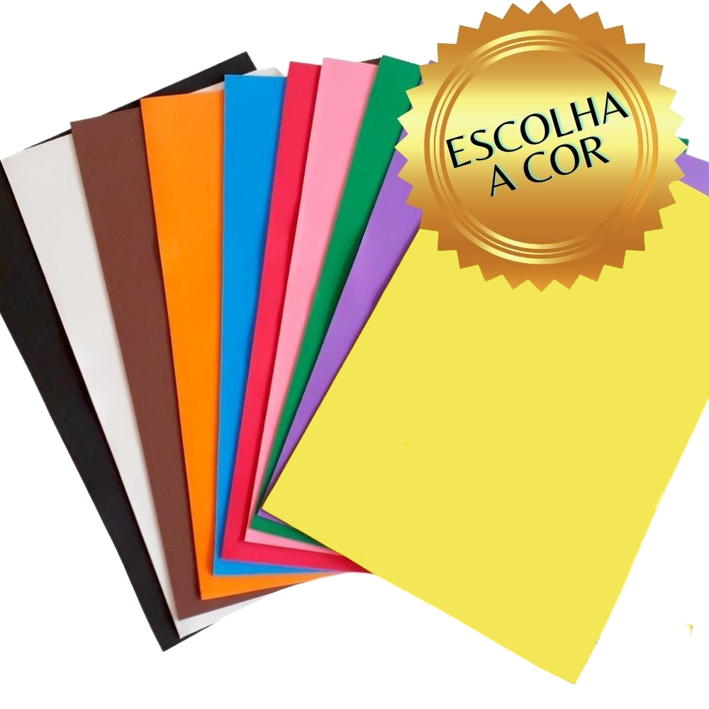 Placas De EVA 40x48/50cm - UNIDADE - Escolha UMA cor