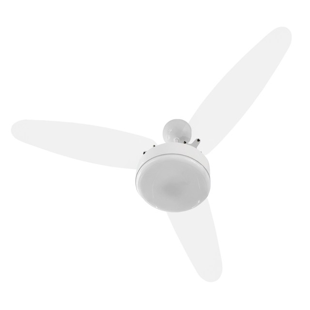 Ventilador de Teto Ponente Silent Cristal Inverter LED Bivolt com Controle Remoto 6 Velocidades Classe A