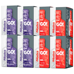 Kit 8x Go! Recovery Gel Display 10 Sachês - Total 80 Sachês Atlhetica
