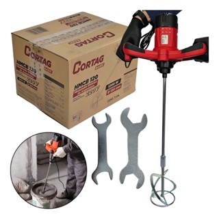 Misturador Elétrico Para Mistura De Tintas, Argamassa e Gesso 1200W - Cortag em Oferta na Shopee