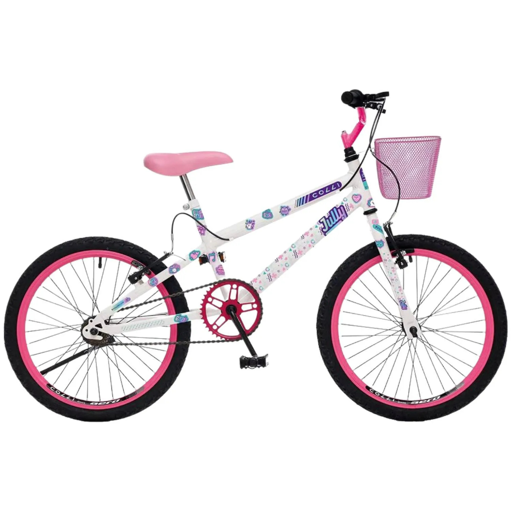 Bicicleta Infantil Colli Jully Aro 20 Sem Marcha em Oferta na Shopee