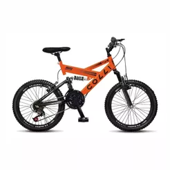 Bicicleta Infantil Colli Gps Dupla Suspensão Full Aro 20 21v