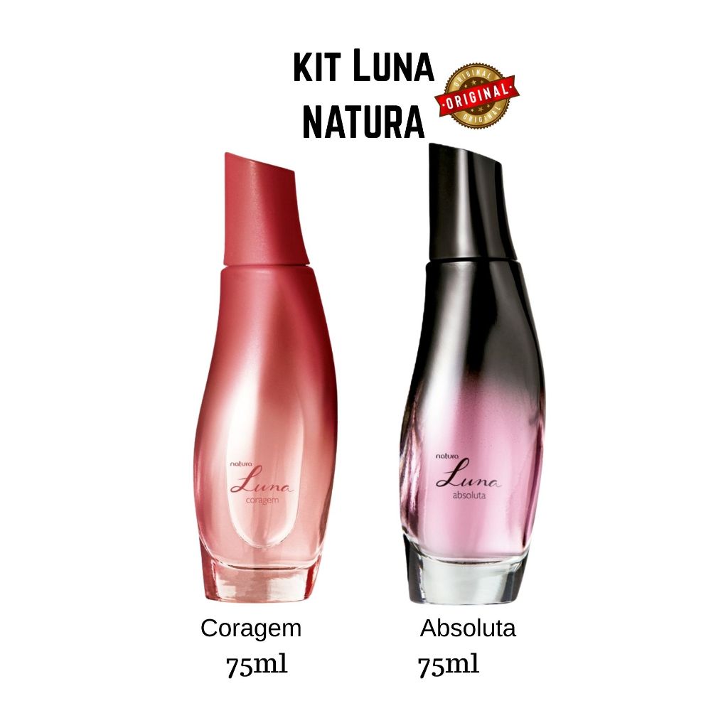 kit LUNA 75ml (Coragem e Absoluta) NATURA